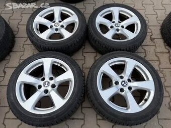 4x al kola 5x120 17 + pneu zimní 225/50 R17