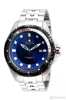 ze sbírky-Invicta Hydromax Automatic Blue Dial WR200