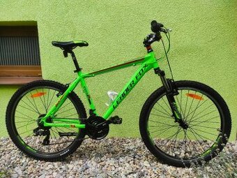 Značkové horské kolo Leader Fox 26"/18" (limetka)