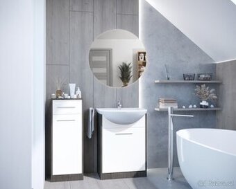 Koupelnový nábytek s umyvadlem a zrcadlem NOVÉ