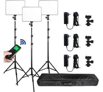 profesionální LED osvětlení Viltrox VL-200T – set 3 kusů.