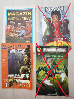 RETRO ČASOPISY + KOMIKS MAUGLÍ