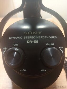 Vintage sluchátka SONY DR-S5 (1979) - Made in Japan