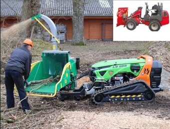 Hydraulicky poháněný štěpkovač GL&D