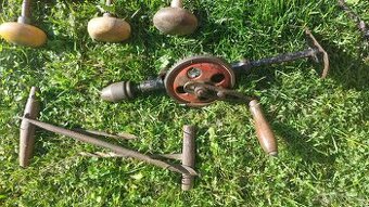 Retro ruční vrtačky + 4x a 2x Nebozez