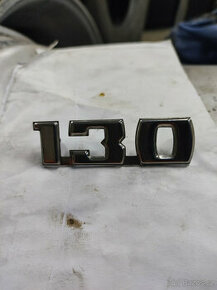 Skoda 130, 125 ; emblem 130 + lista pr.blatniku; emblem 125L