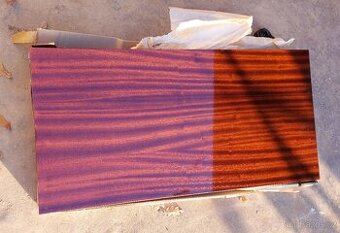 Konferenční stolek - mahagonový - retro