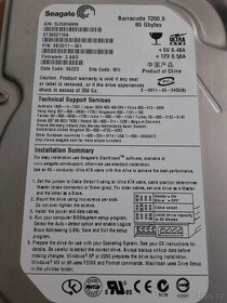 HDD Seagate Barracuda 80GB