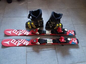 Lyže 90 cm, lyžařské boty 20