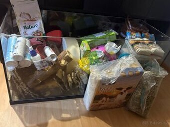 Akvárium/Terárko s použitou výbavou