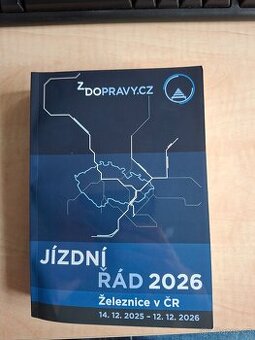 Železniční jízdní řád 2026 - Česká republika