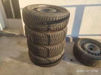 15" kola 5x110 + zimní pneu 195/65 R15