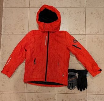 Lyžařská bunda Reima a rukavice