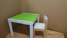 Dětský stůl se židličkou