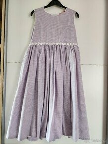 Světle fialové letní šaty vel. 122