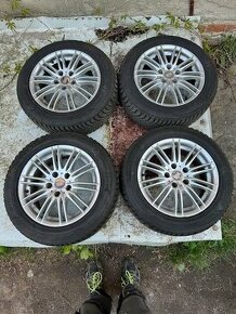 alu kola 5x112 R16 RH + zimní pneu 215/55/16 - 1