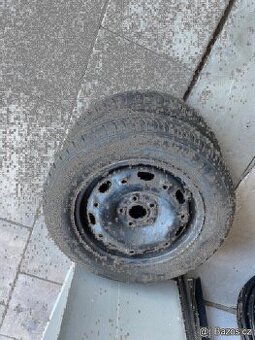 2 x kompletní kolo Š Fabia I, 165/70 R14 ET35