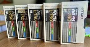 5x Betamax TDK L-750 NOVÉ