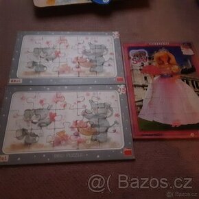Puzzle, knihy, hry