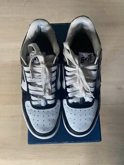 Bapesta Low Black & White - 1