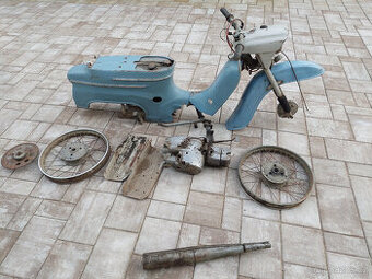 jawa 50 pionyr - holubi modř - original lak - 1