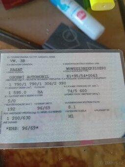 Prodám vw pasat.