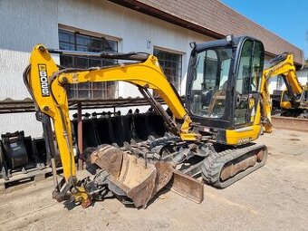 JCB 8026 - pěkný stav, hydraulická svahovka, nové pásy