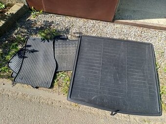 Škoda kodiaq gumové koberce a vana do kufru