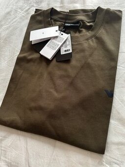 Emporio Armani green-brown t-shirt