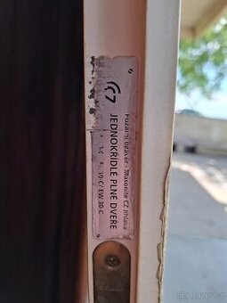 Dveře použité protipožární a obyčejné levně