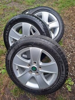 Alu kola 5x112 originál Škoda Octavia II 205/55 R16