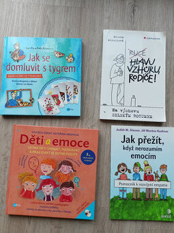 Knihy k výchově dětí + emoce: Jak se domluvit s tygrem atd.