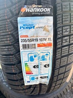 4x nove zimni pneu Hankook 235/55 R19 105V XL