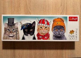 Puzzle kočky 500