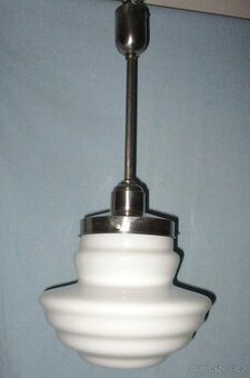 lampa/ lustr funkcionalismus, chrom, funkční,