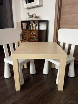 Ikea stolek a dvě židle