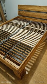 Dubová postel 160x200cm