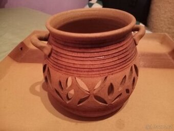 Keramický svícen+ keramický tác zdarma