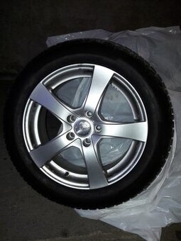 Prodám Alu kola 7J17 5x112 se zimními pneu 215/55/17