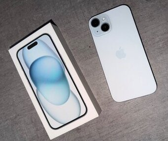 Iphone 15, 128gb světle modrý
