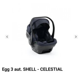 Autosedačka EGG 3 s isofix základnou
