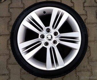 Alu kola originál Škoda Octavia II, III, RS 5x112 R18