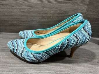 Dámské modré lodičky vel. 37