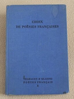 Choix de Poésies Francaises - kniha ve Francouzštině