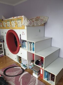Patrová postel / úložný prostor / děti