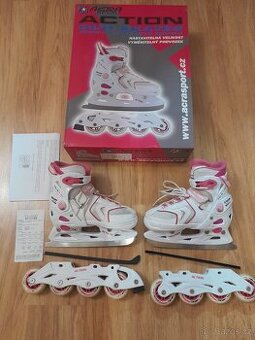 Dívčí roztahovací brusle 33-36.
