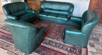 Luxusní kožená sedací souprava 3+2+2+1,6347
