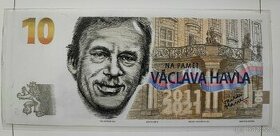 Václav Havel 75 - s. B01 000075 (VZÁCNÉ Č. BANKOVKY )


