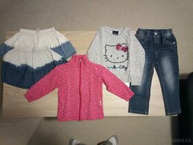Oblečení pro holku vel. 98/104 (8 kusů) - 1