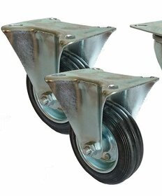 Pojezdová transportní kolečka zátěžová, gumová průměr 100 mm